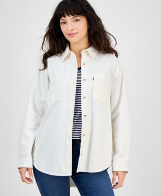 Levi's - Women's Iris Button-Front Cotton Overshirt