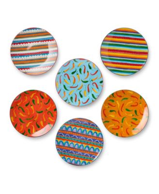 Caliente Salad Plates, Set of 6 image
