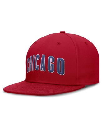 Nike - Men's Red Chicago Cubs True Performance Fitted Hat