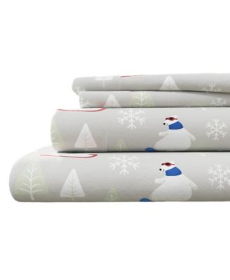 Ultra-Soft Turkish Cotton Flannel Lodge Print Sheet Set image