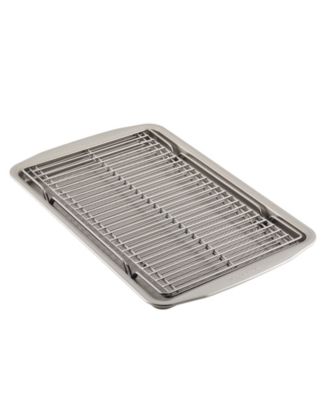 Circulon - Bakeware 11" x 17" Baking Sheet Pan & Expandable Cooling Rack 3-Pc. Set