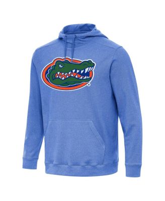 Antigua - Men's Heather Royal Florida Gators Cloud Pullover Hoodie