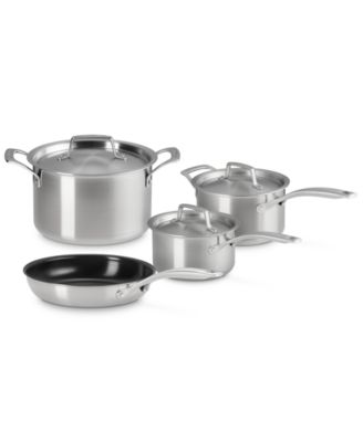 Le Creuset - Essential Stainless Steel 7-Pc. Cookware Set