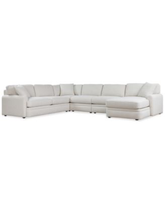 Furniture - Brendy 5-Pc. Fabric Chaise Sectional