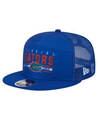 New Era - Men's Royal Florida Gators Split Panel 9FIFTY Snapback Trucker Hat