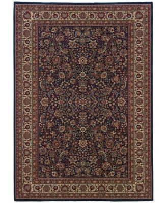 Oriental Weavers - Ariana 113B Sarouk Navy Area Rugs