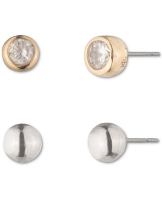 Lauren Ralph Lauren - Two-Tone Stud Earrings Set