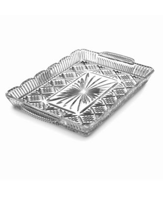 Dublin Crystal Scalloped Serving Tray image
