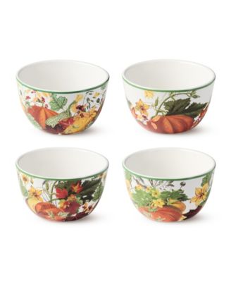Harvest Fields Ice Cream Bowls, Set of 4 image