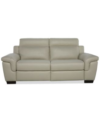 Furniture - Julius II 2-Pc. Leather Sofa with 2 Power Recliners