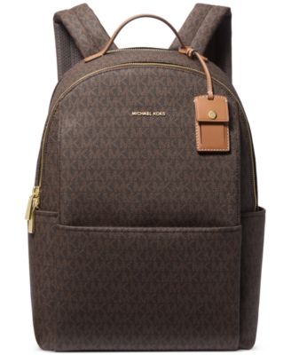 Michael Kors - Sable Small Logo Multifunction Backpack