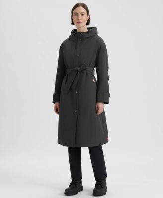 Hunter - Women's Hooded Belt Trench Coat