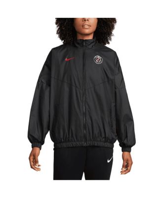 Nike - Women's Black Paris Saint-Germain Essential Wind Runner Full-Zip Jacket