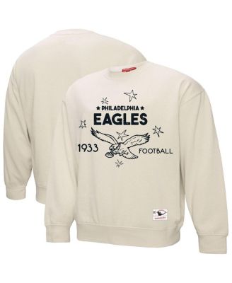 Fanatics - Women's Cream Philadelphia Eagles Plus Size Shooting Star Pullover Sweatshirt