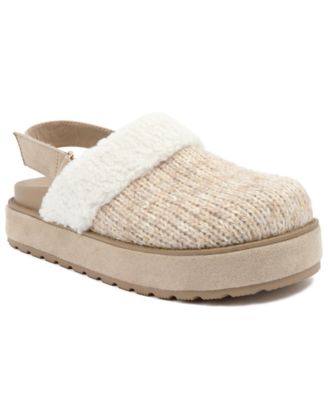Sugar - Women's Cabin Fur Slingback Clogs