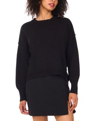 1.STATE - Women's Long Sleeve Drop Shoulder Sweater