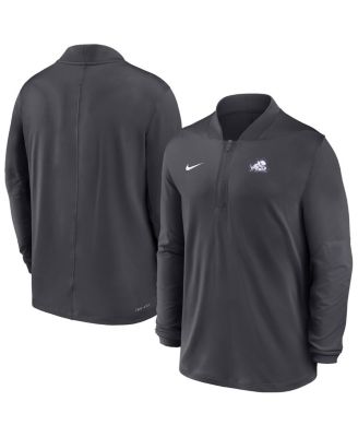 Nike - Men's Anthracite TCU Horned Frogs Dri-FIT Half-Zip Pullover