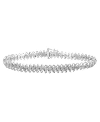 Macy's - Diamond Bracelet (1 ct.t.w.) in Sterling Silver