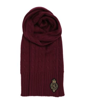 Lauren Ralph Lauren - Cable Crest Patch Scarf