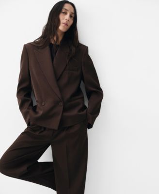 MANGO - Women's Double-Breasted Suit Jacket
