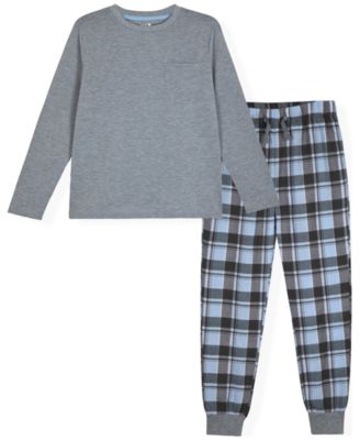Max & Olivia - Boys 6-18 Long Sleeves T-Shirt and Pants Pajama Set