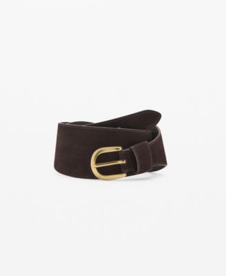 MANGO - Women's Suede Obi Belt