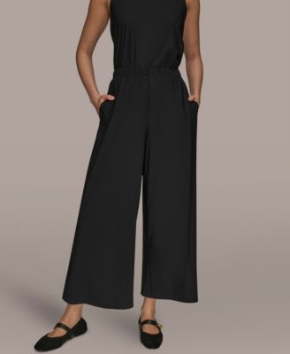 Women's 4-way Stretch Knit Mid Rise Ankle Pants image