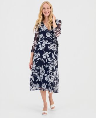 Connected - Women's Side-Tie Midi Dress