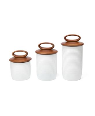 Breaking Bread Cannisters, Set of 3 image