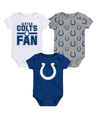 Outerstuff - Newborn 3-Pack Indianapolis Colts Little Tike Bodysuit Set