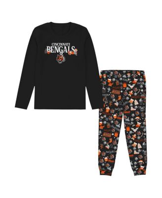 Outerstuff - Preschool Black Cincinnati Bengals Chestnut Holiday Sleep Set