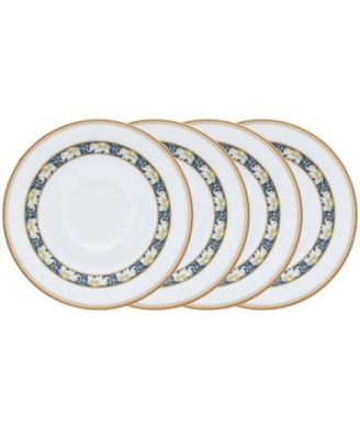 Tusker Garden Set of 4 Saucers, 6" image