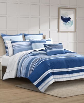 Carson Multi-Stripe 3-Pc. Comforter Set, Full/Queen image