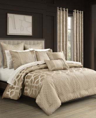 Olympus Embossed 3-Pc. Comforter Set, Full/Queen image