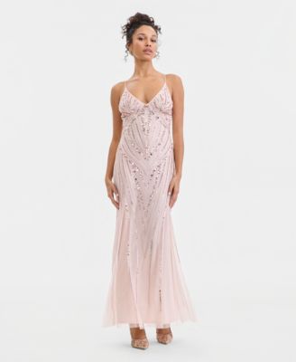 Jump - Juniors' Beaded Evening Gown