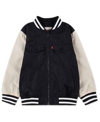 Levi's - Boys' 4-7 Color-Blocked Bomber Jacket