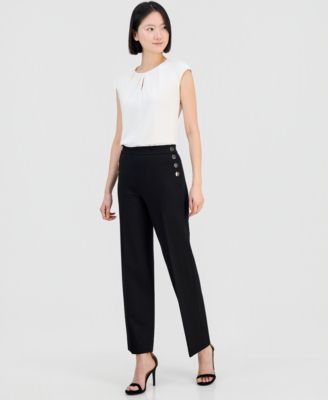 Anne Klein - Women's High-Rise Pull-On Pants