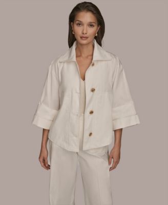 Donna Karan Weekend - Women's Button-Front Jacket