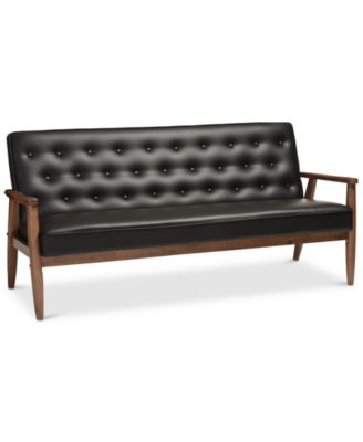 Baxton Studio - Sorrento 71" Sofa, Quick Ship