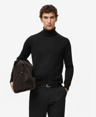 MANGO - Men's Wool Turtleneck Sweater