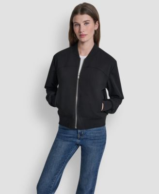 DKNY - Women's Zippered Bomber Jacket