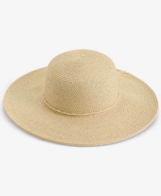 Style & Co - Packable Paper Braid Floppy Hat