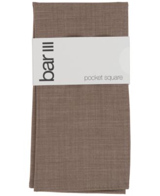 Bar III - Men's Solid Pocket Square
