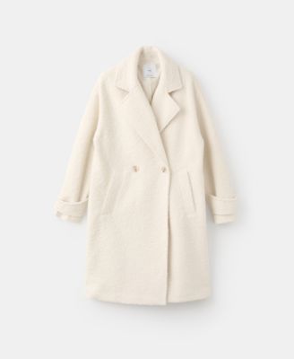 MANGO - Women's Lapels Boucle Coat