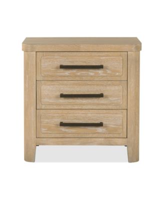 Furniture Marcel 28" Wood 3-Drawer Nightstand image