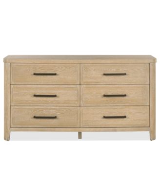 Furniture Marcel 19" Wood 6-Drawer Dresser image