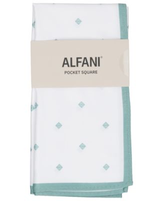 Alfani - Men's Alvar Geometric Pattern Pocket Square