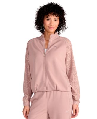 Puma - Women's Lace Bubble Hem Mock Neck Jacket