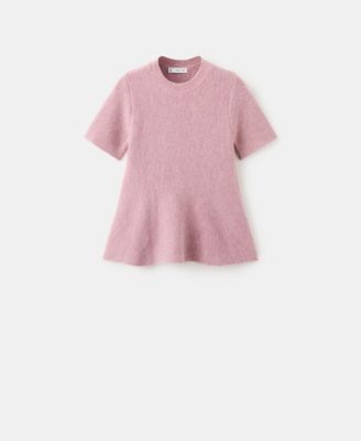 MANGO - Women's Short-Sleeved Peplum Jersey