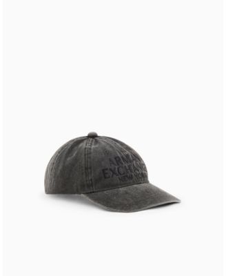 A|X Armani Exchange - Men's Distressed Baseball Hat